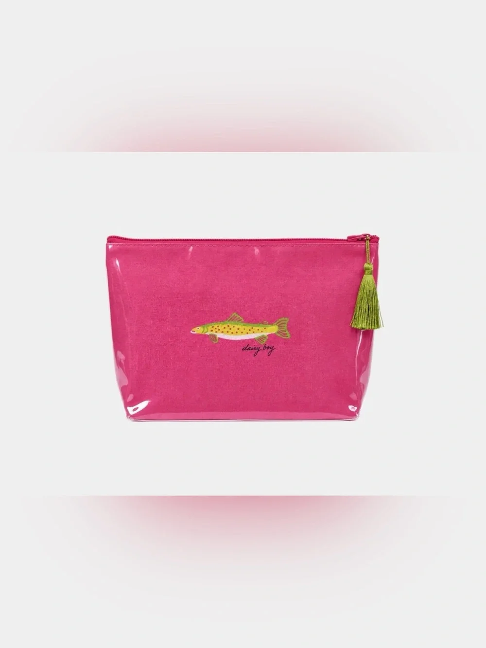 Dairy Boy Large Neon Fish Shell & Sail Makeup Bag. 💕⚡️